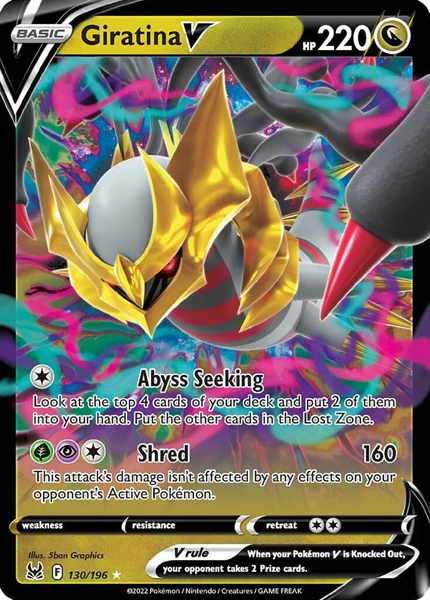 Giratina V - 130/196 (M/NM)