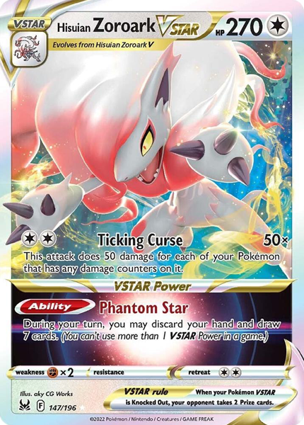 Hisuian Zoroark VSTAR - 147/196 (M/NM)