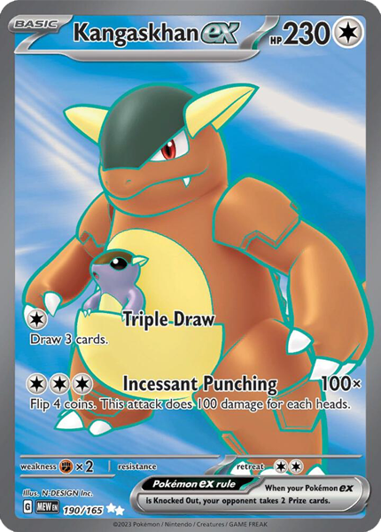 Kangaskhan ex - 190/165 (M/NM)