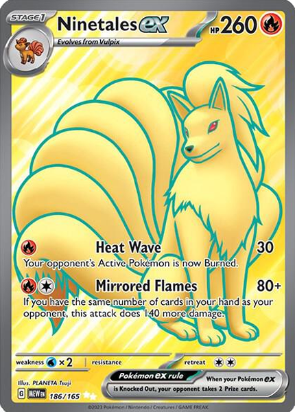Ninetales ex - 186/165 (M/NM)