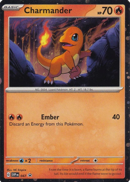 Charmander (Cosmos Holo) - 047 Promo (M/NM)